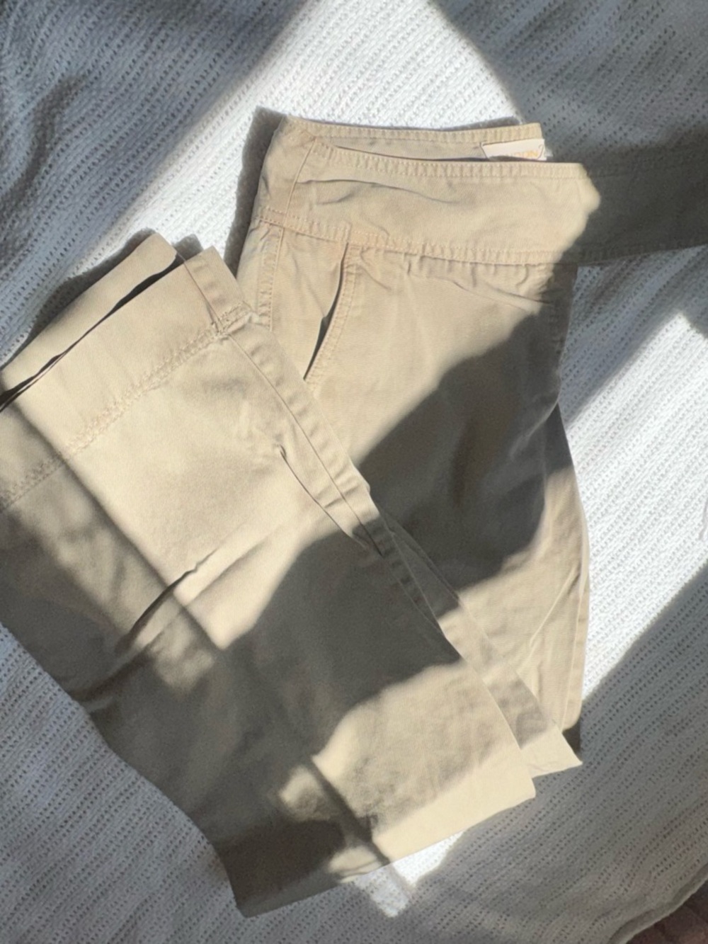 LONDONJEAN Khaki/Tan Cotton Pants